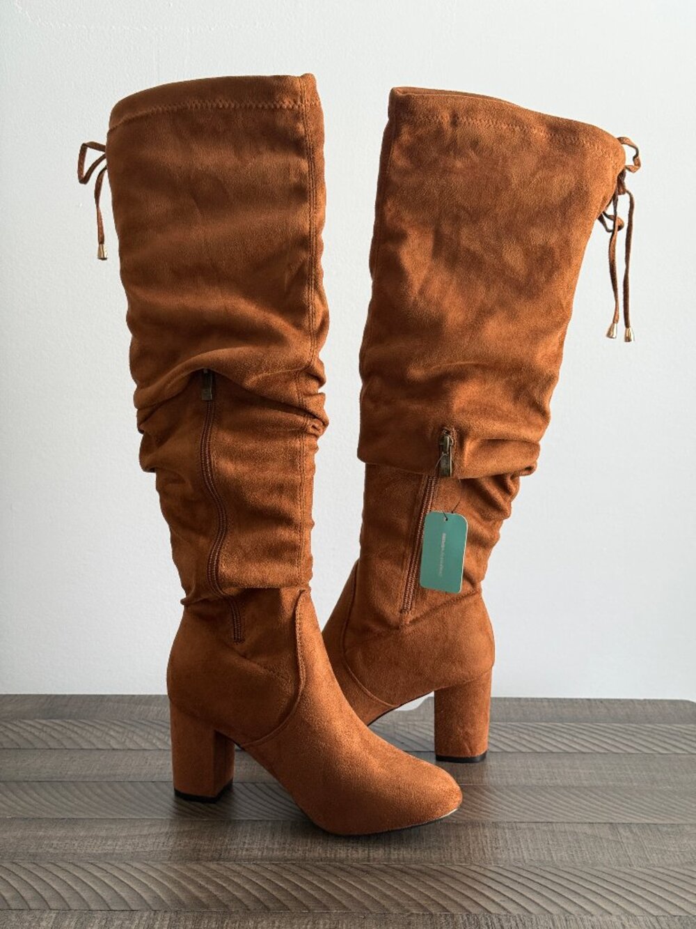 Vepose Thigh High Over The Knee Boots Suede Long Boot With Inner Zipper Size 7
